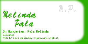 melinda pala business card